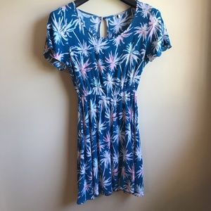 Charlotte Russe Tropical Pattern Dress